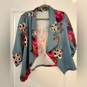 Y2K Floral Blazer/Jacket (L) 🧥